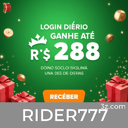 RIDER777: Variedade e Entretenimento para Jogadores Brasileiros